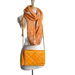 UT Volunteer Football Game Day Infinity Scarf & Satchel Crossbody Handbag Set